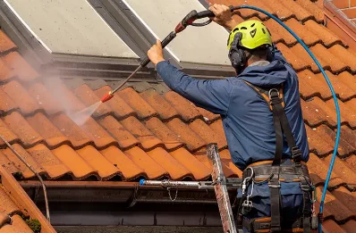 Démoussage et hydrofuge de toiture à Sainte-Agathe-la-Bouteresse